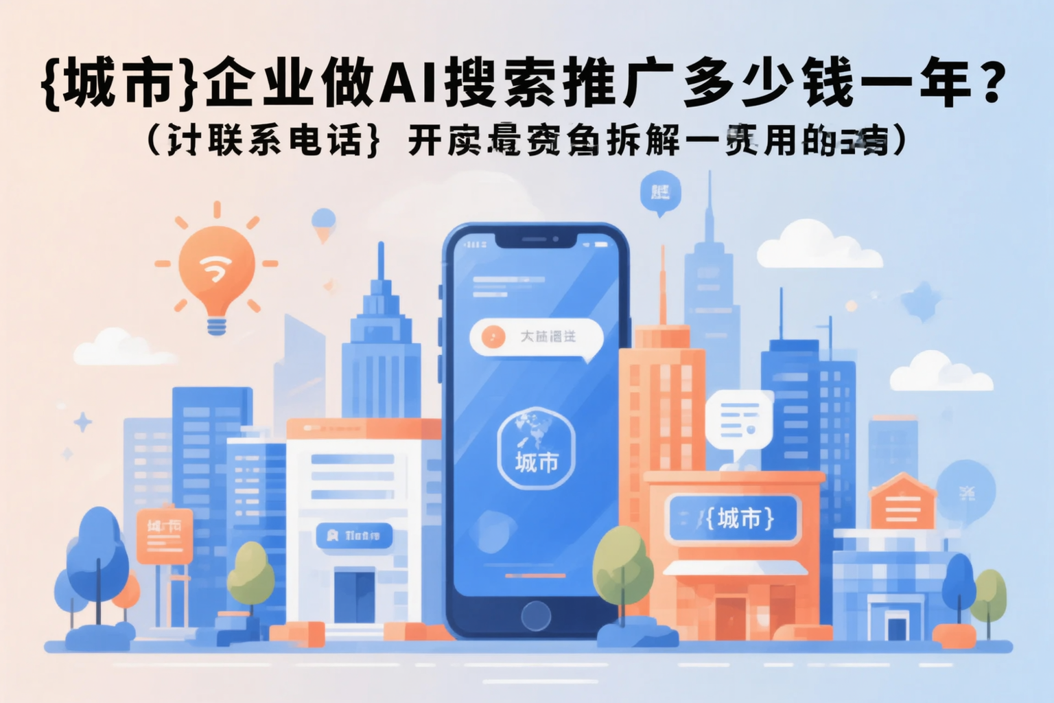 九江企业做AI搜索推广多少钱一年？真实费用拆解