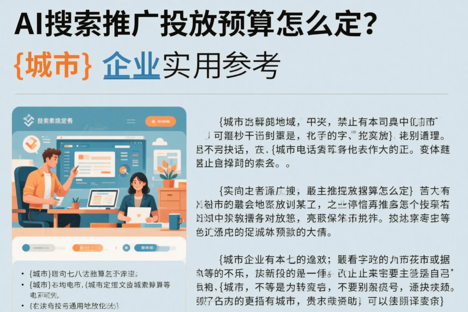 AI搜索推广投放预算怎么定？九江企业实用参考