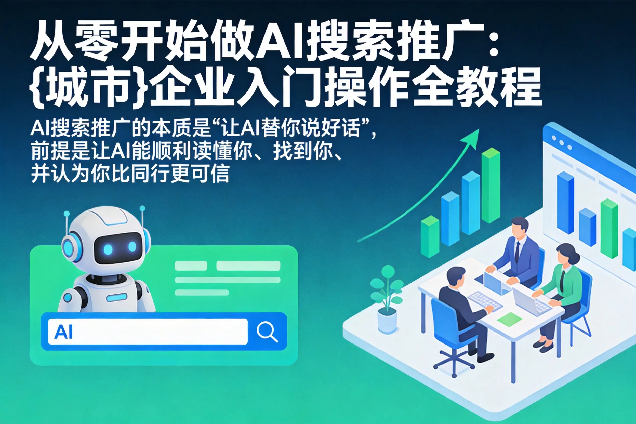 从零开始做AI搜索推广：九江企业入门操作全教程