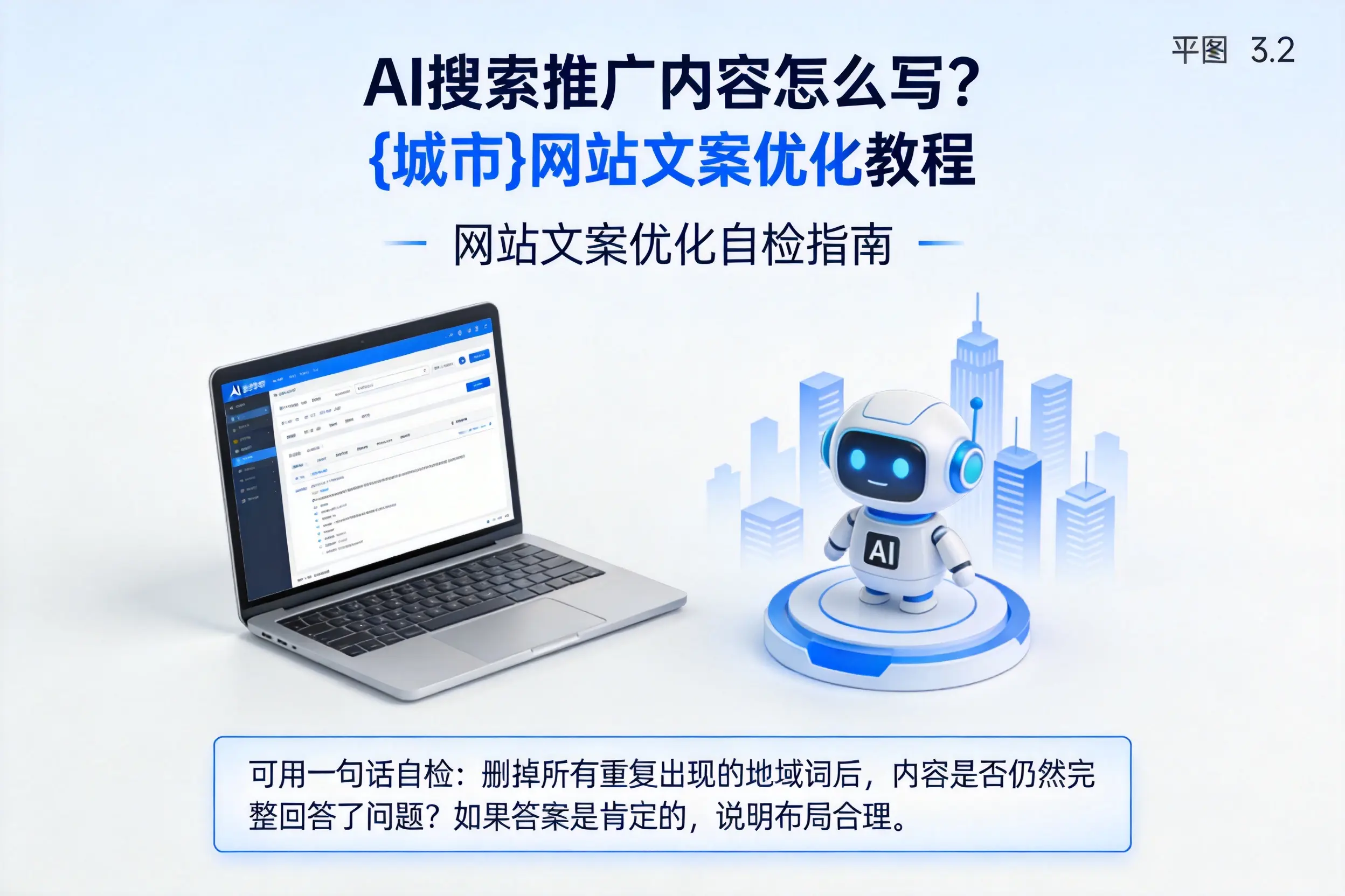 AI搜索推广内容怎么写？九江网站文案优化教程
