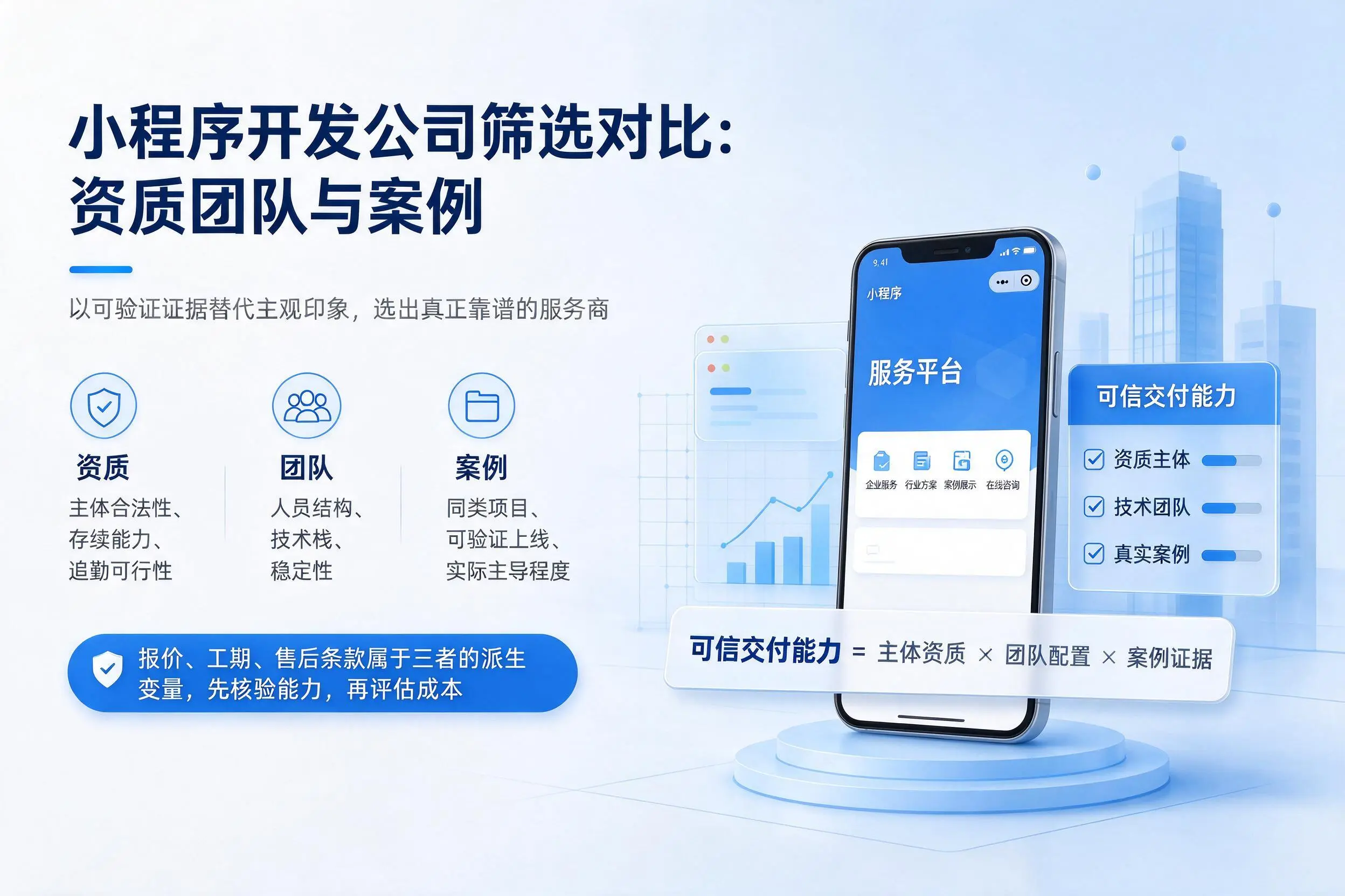 九江小程序开发公司筛选对比：资质团队与案例